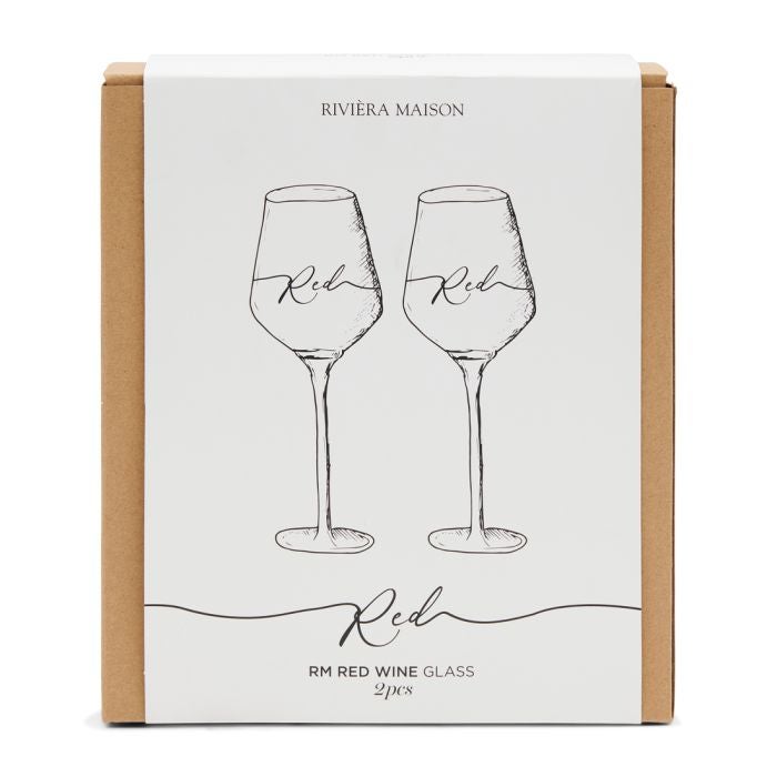 Riviera Maison red wine glass 2kpl/pkt