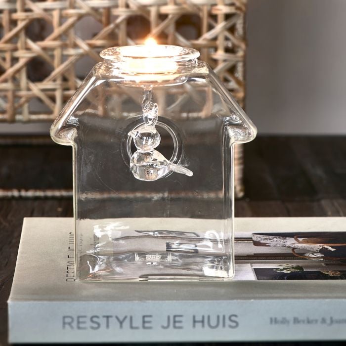 Riviera Maison birdhouse fillable votive