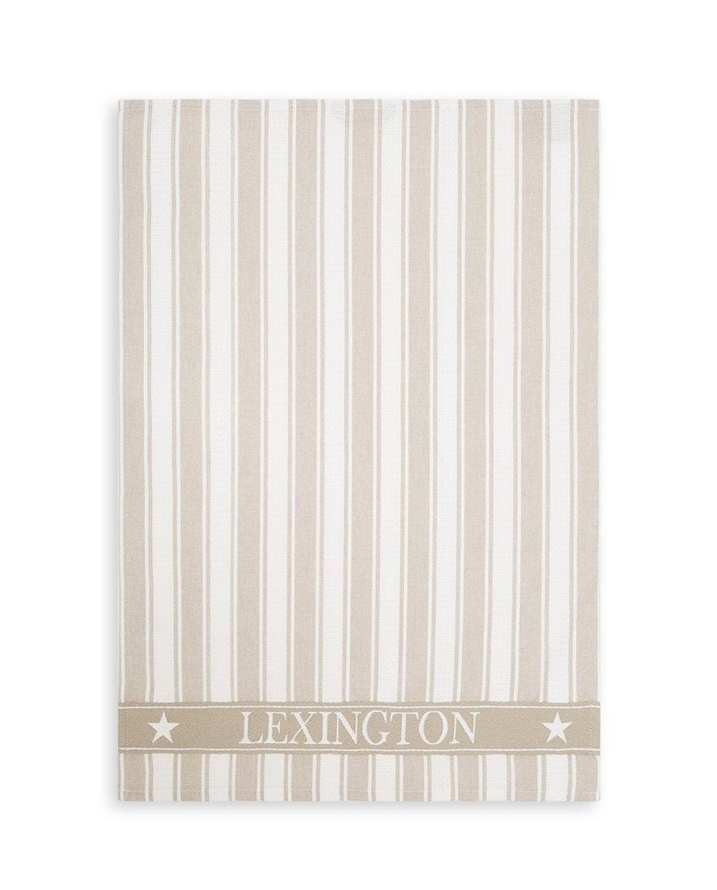 Lexington Icons waffle keittiöpyyhe, beige