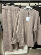Mix by Heart Lotta neulesetti, taupe