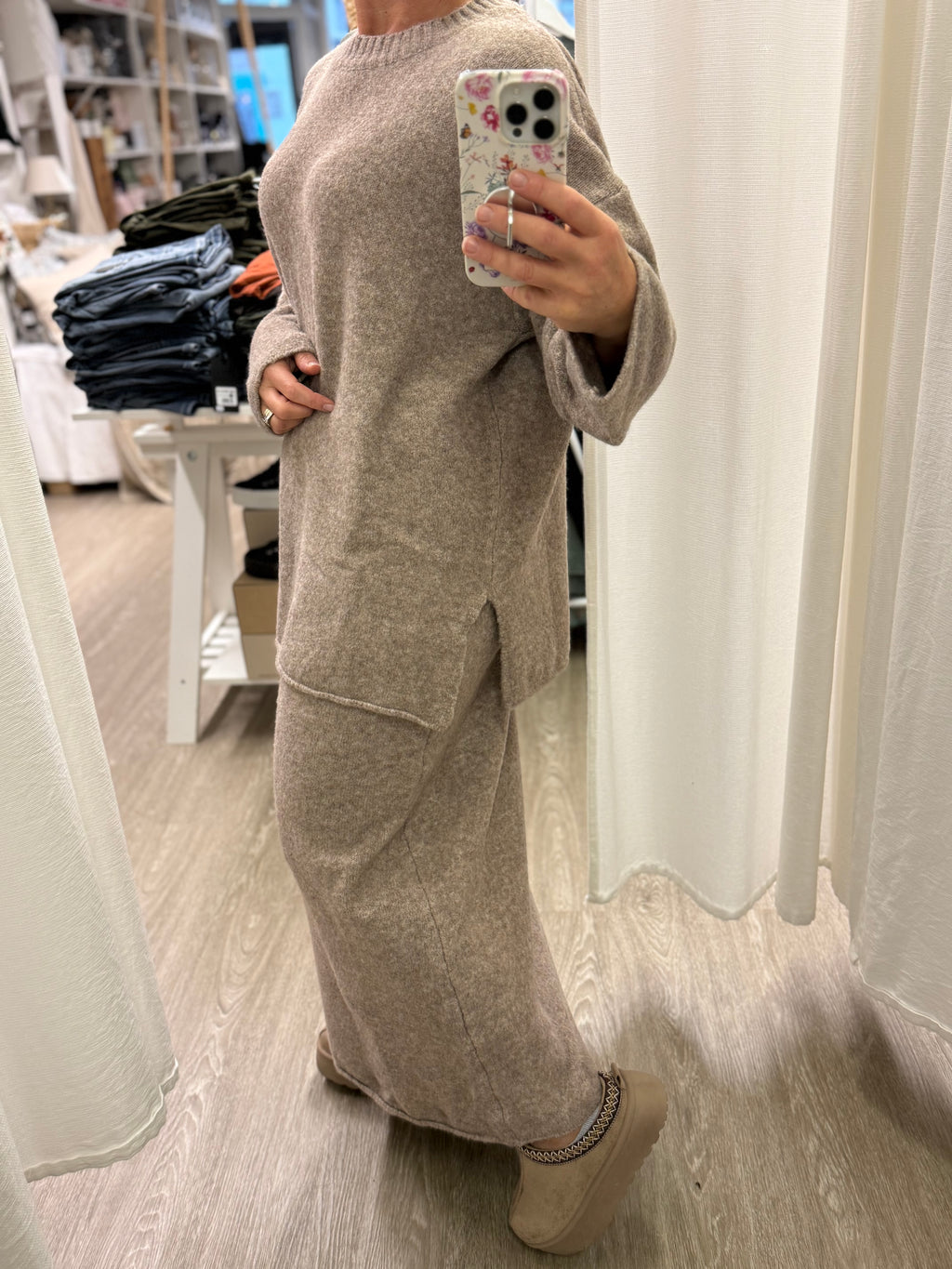 Mix by Heart Lotta neulesetti, taupe