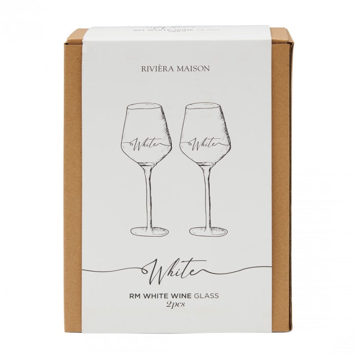 Riviera Maison white wine glass 2pcs