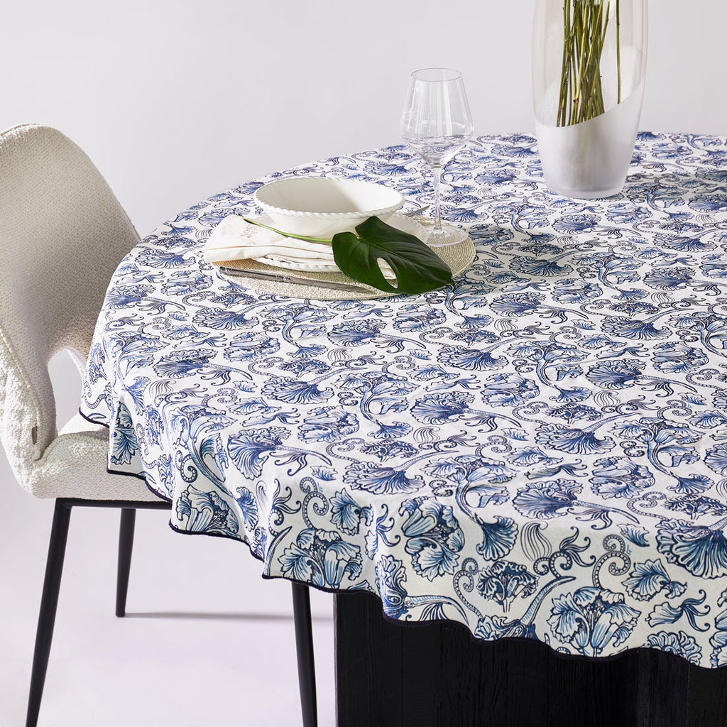 Riviera Maison Floral island round table cloth 180cm
