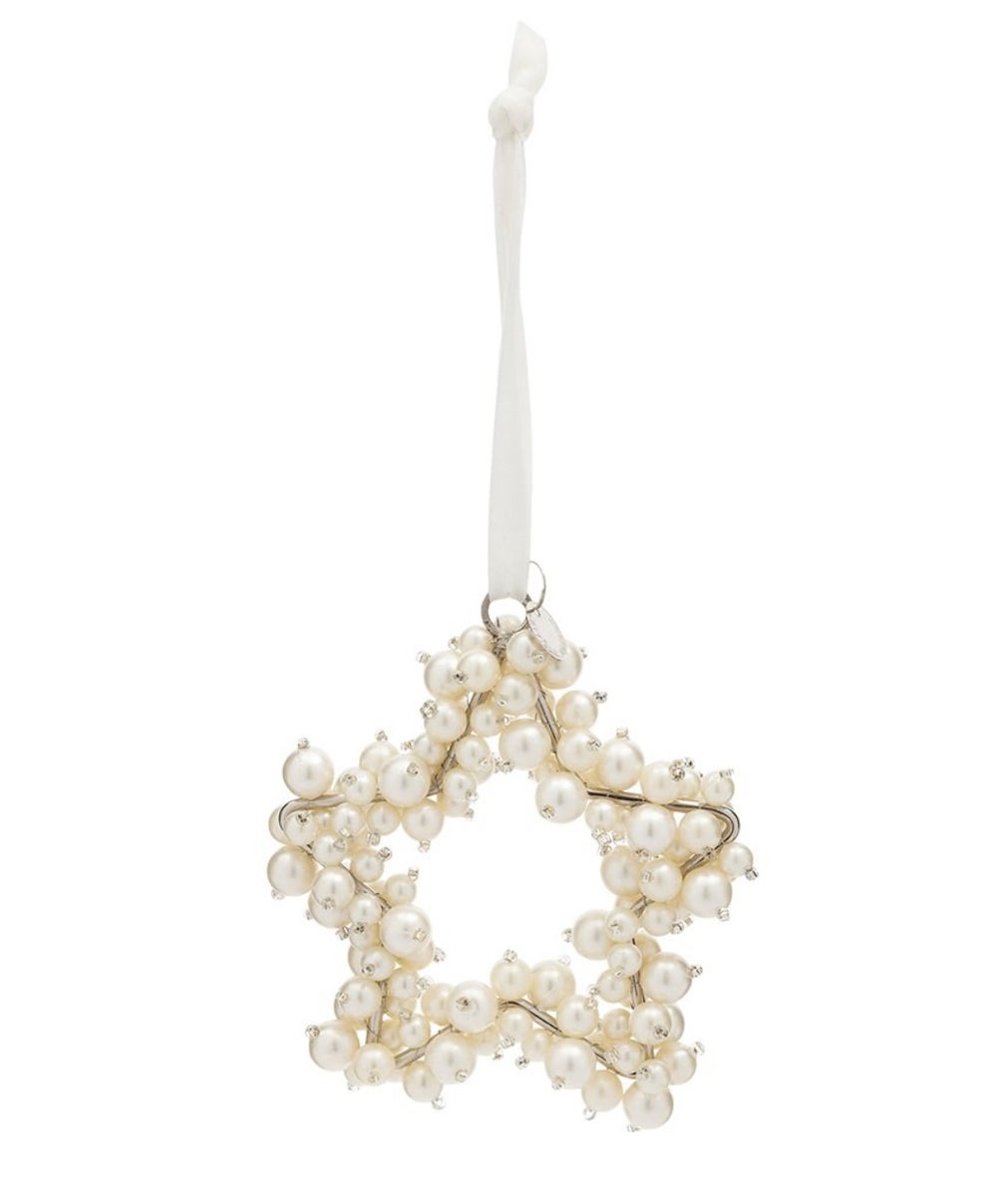 Riviera Maison classic pearl star ornament