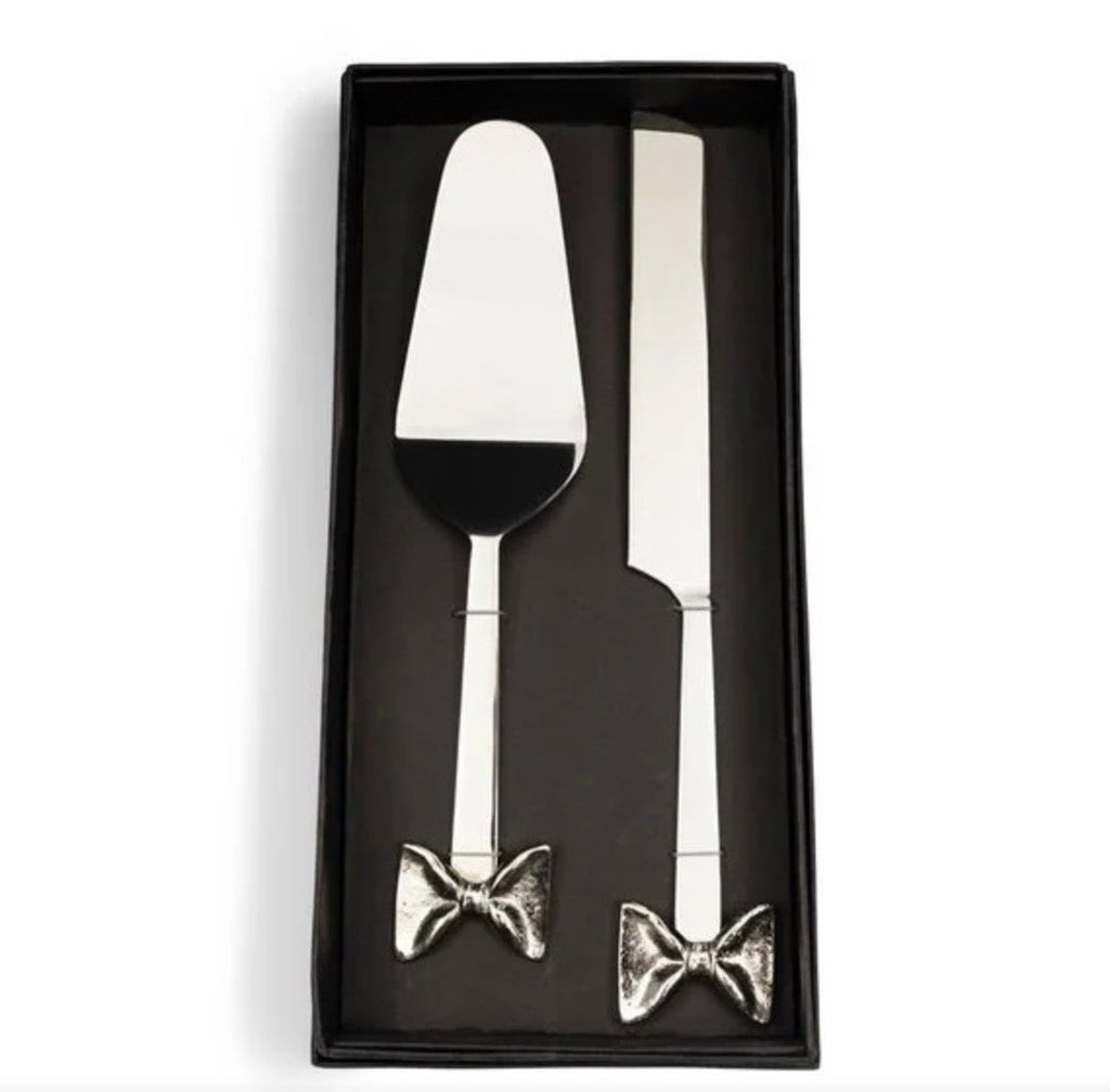 Riviera Maison cake serving set, classic bow