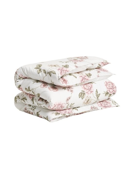 Gant Floral print pussilakana, 150x210cm, washed pink
