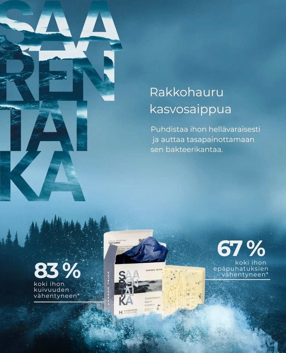 Saaren Taika rakkohauru kasvosaippua