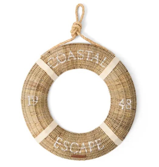 Riviera Maison rustic rattan lifebuoy