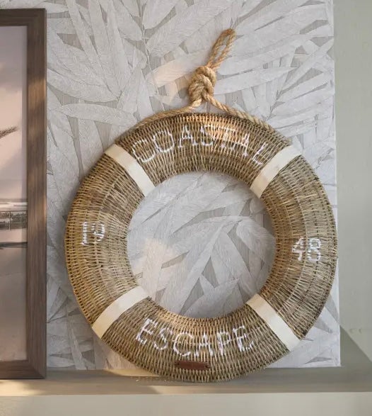 Riviera Maison rustic rattan lifebuoy