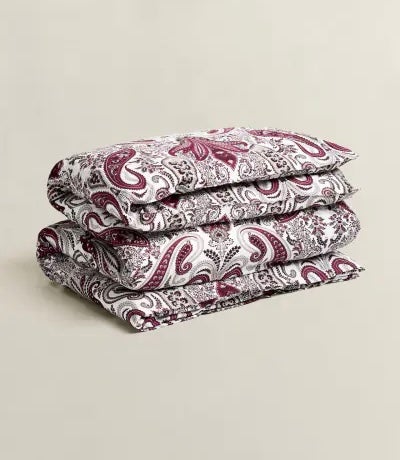 Gant Key west paisley duvet, 150x210cm, Vibrant burgundy