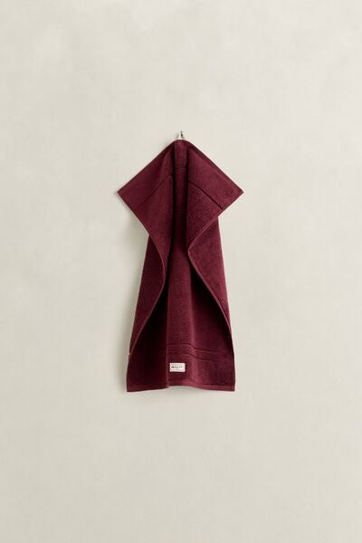 Gant premium towel, 30x50cm, darkened wine
