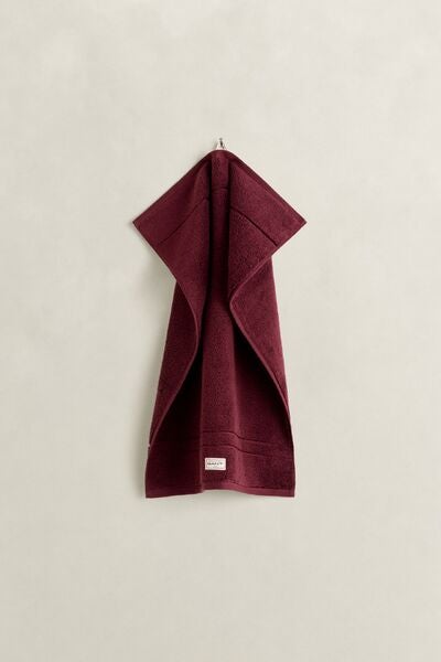 Gant premium towel, 50x70cm, darkened wine