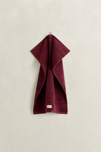 Gant premium towel, 50x70cm, darkened wine