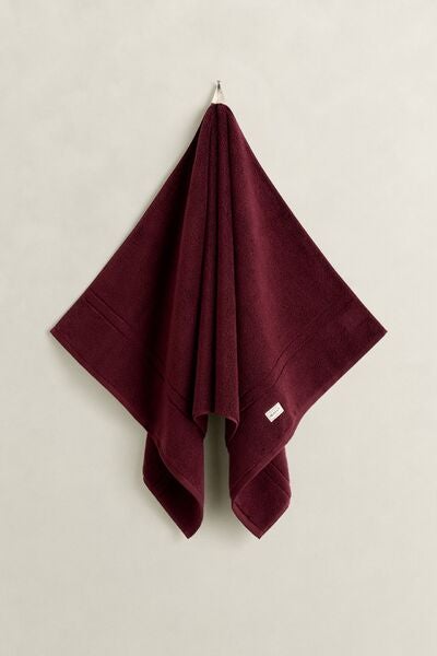 Gant premium towel, 70x140cm, darkened wine