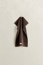 Gant premium towel, 30x50cm, deep brown