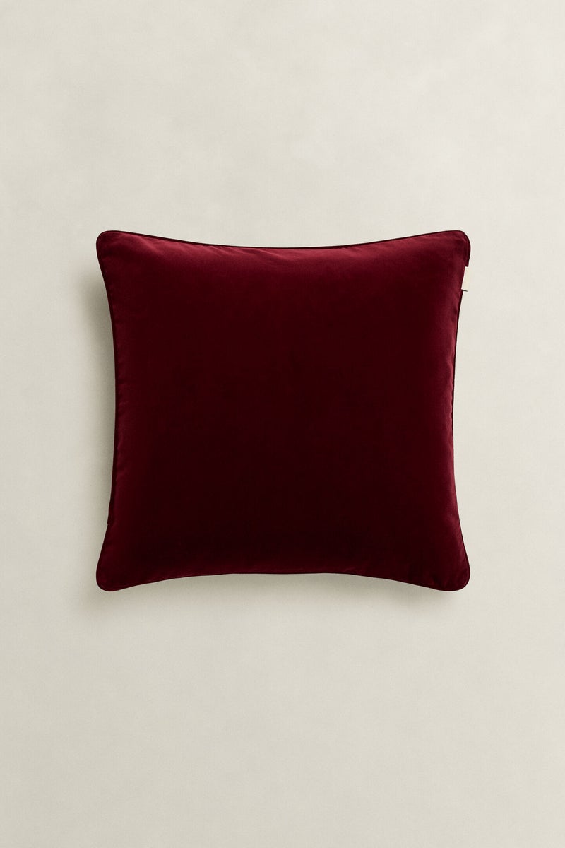 Gant velvet-tyynynpäällinen, 50x50cm, Vibrant burgundy