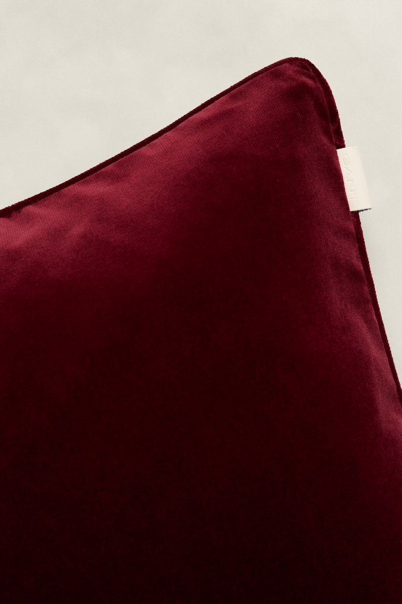 Gant velvet-tyynynpäällinen, 50x50cm, Vibrant burgundy
