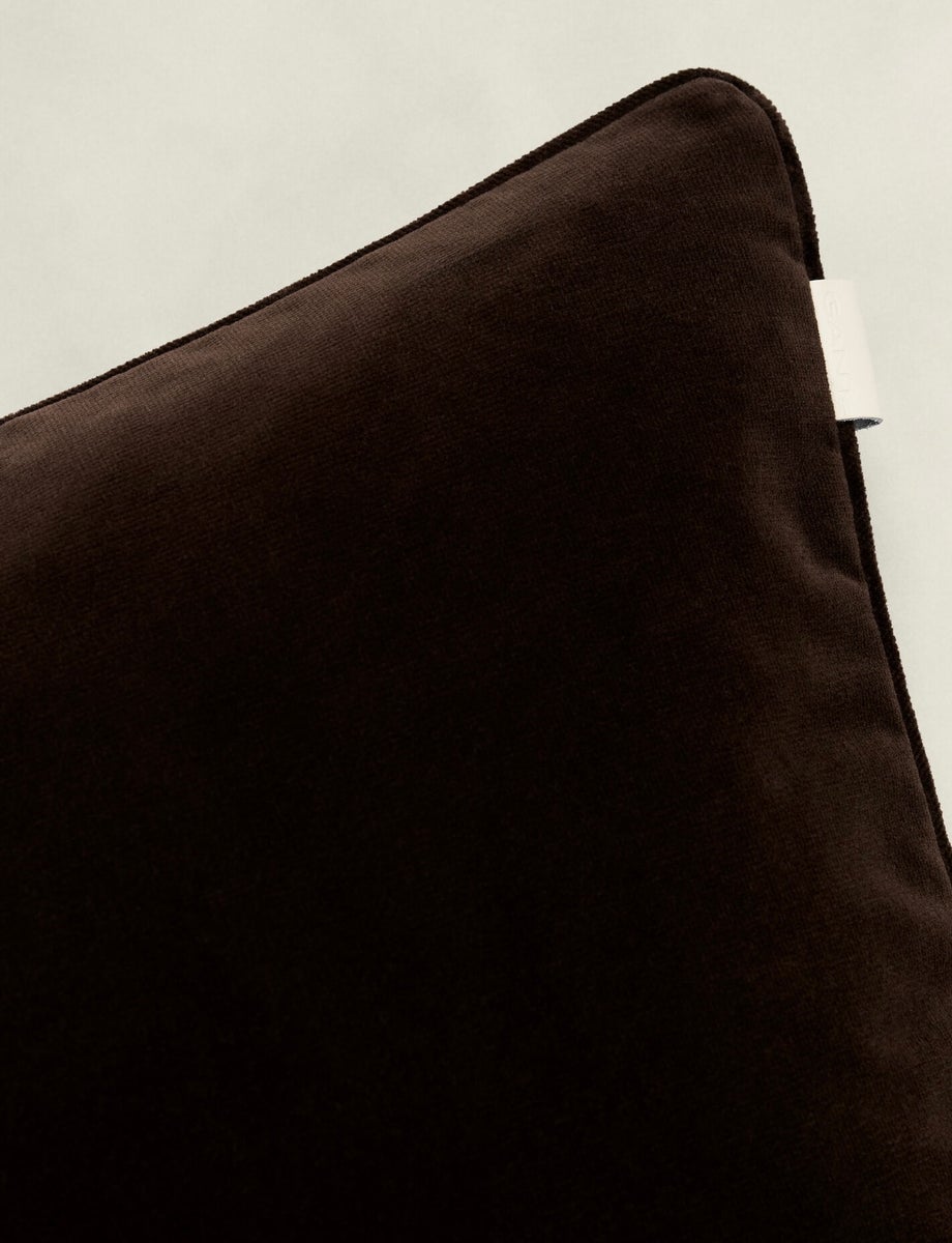 Gant velvet tyynynpäällinen, 50x50, deep brown