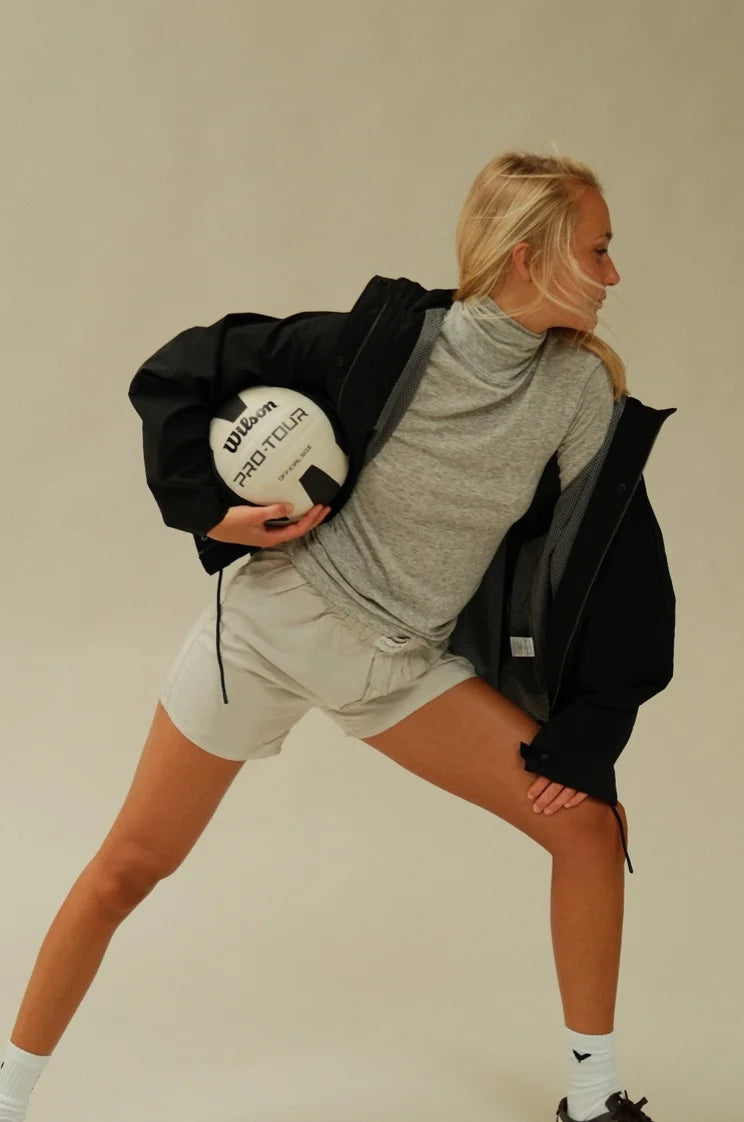 Blue Sportswear Maddie jacket with mesh lining, black