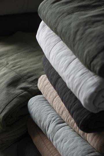 Ib Laursen Vintage quilt torkkupeite, ash grey