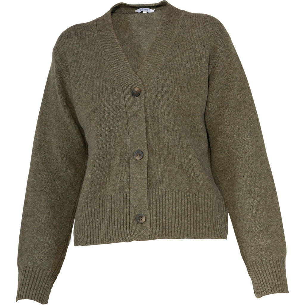 Bluesportswear Margit neuletakki, dusty olive melange
