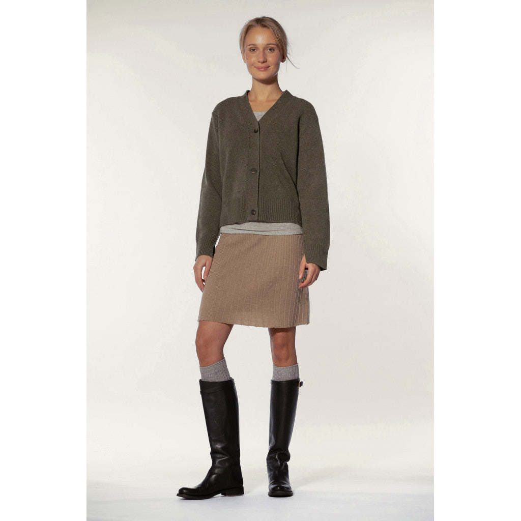 Bluesportswear Margit neuletakki, dusty olive melange