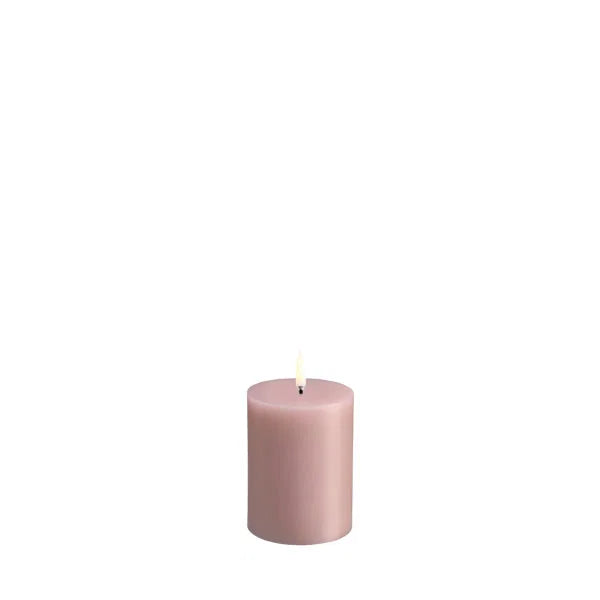 Uyuni Lighting led-pöytäkynttilä, rose powder, 7.8x10cm