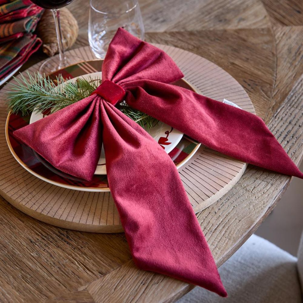 Riviera Maison velvet bow christmas tree decoration S rusetti