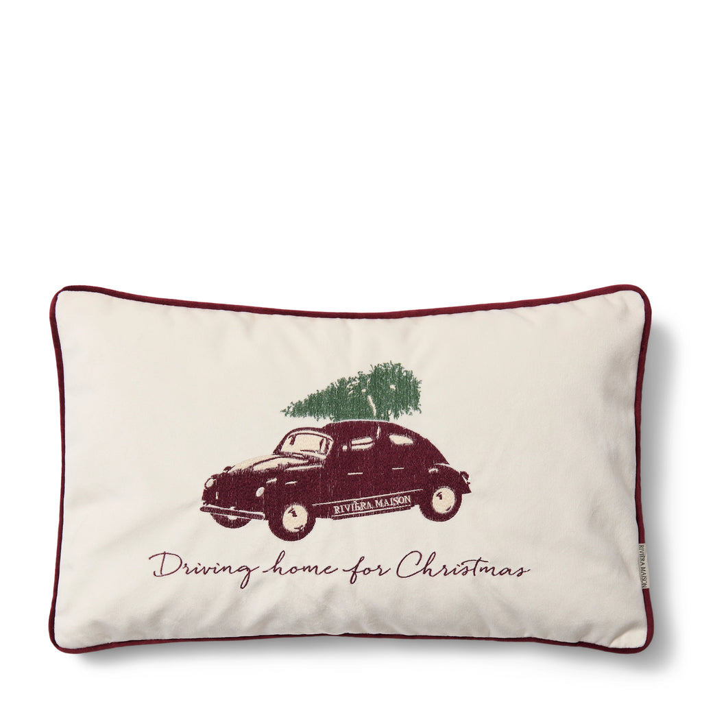 Riviera Maison driving home for christmas pillow 50x30- tyyny
