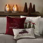 Riviera Maison Festive christmas trees pillow-tyyny, 50x50cm