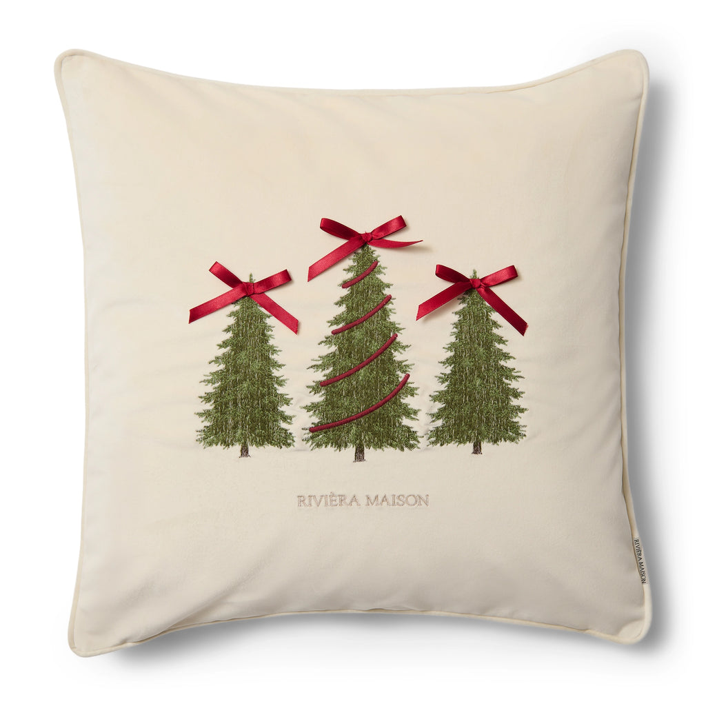 Riviera Maison Festive christmas trees pillow-tyyny, 50x50cm
