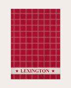 Lexington cotton jaquard kitchen towel- keittiöpyyhesetti, red/White