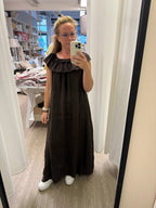 Peura Collection Lisa pellavamekko, ruskea