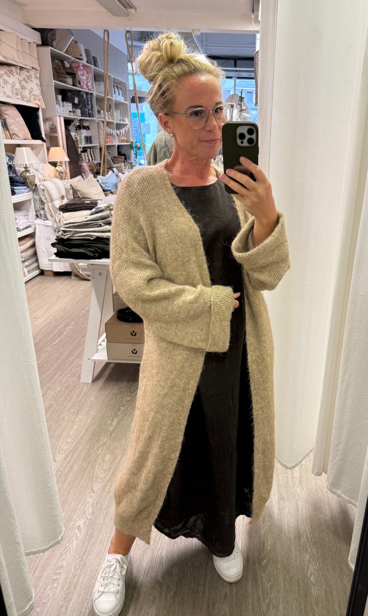 Jörlevik of Sweden Lova neuletakki, kameli