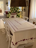 Riviera Maison Christmas wishes table cloth- pöytäliina, 270x150