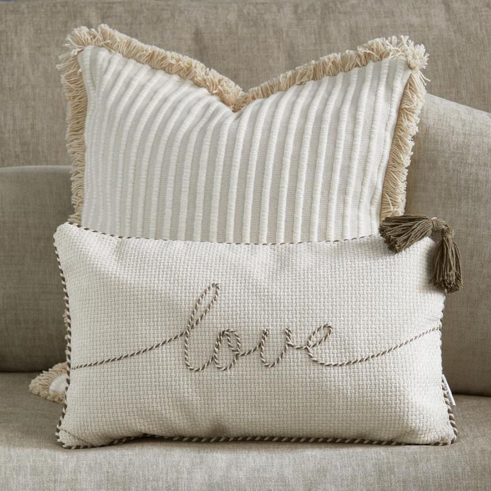Riviera Maison with love tyynynpäällinen, beige